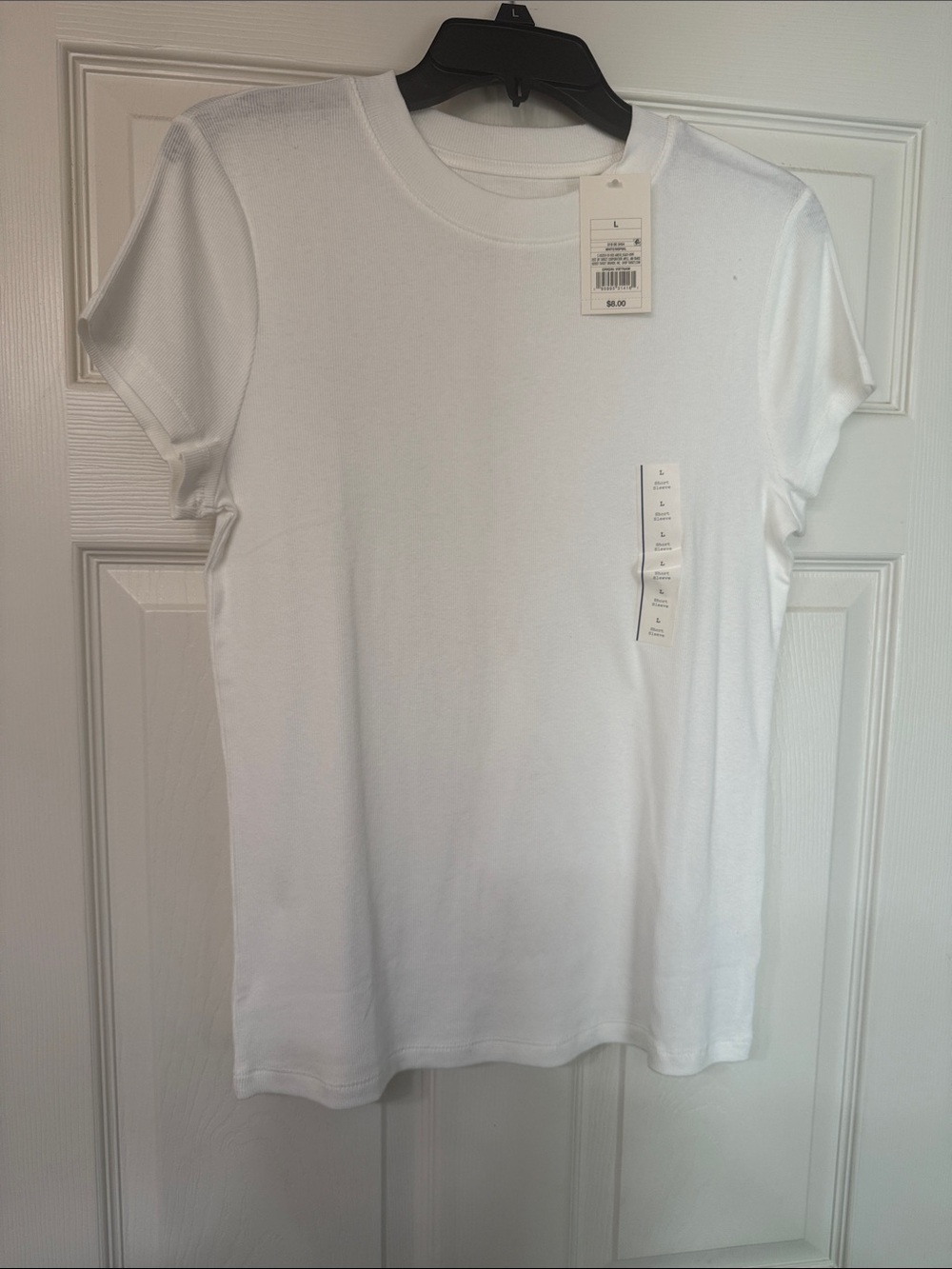 a new day White Short Sleeve Crew Neck Tee